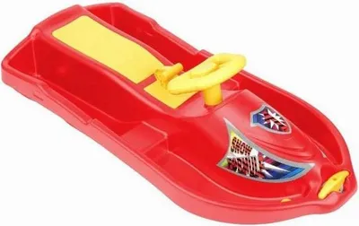 Produktbild von Bobschlitten SNOW FORMULA PLASTKON 93x43x21cm rot