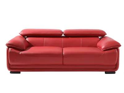 Produktbild von MACELO 3-Sitzer Sofa aus Leder - Rot