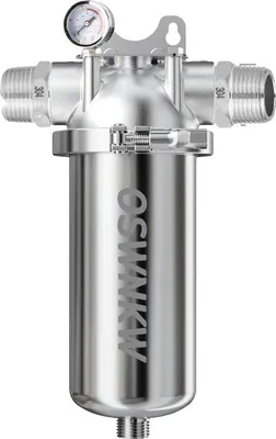 Obrázok produktu pre Filter na vodu pre domácnosť, 40 mikrónová sieťka z nehrdzavejúcej ocele, centrálne čistenie, 6 palcov DN20