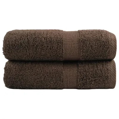 Produktbild von Premium-Waschtücher SOLUND 2 Stk. Braun 30x30 cm 600 g/m²
