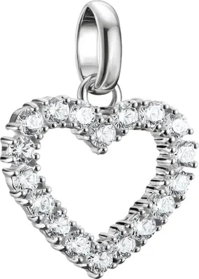 Immagine prodotto di Ciondolo con cuore e pietre preziose in argento - Thomas Sabo Modello: CC1237-051-14