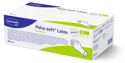 Image de Gants Peha Soft en latex non poudrés souples indéchirables taille S