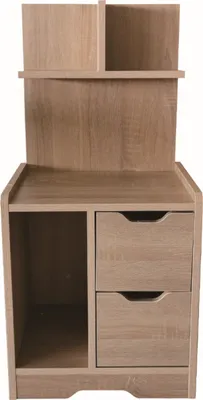 Immagine prodotto di Comodino da parete, altezza 84 cm, marrone chiaro