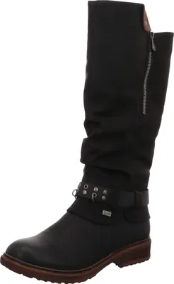 Obrázok produktu pre Rieker dámske čižmy s dlhou podšívkou 94789, veľkosť:38 EU, farba:Black