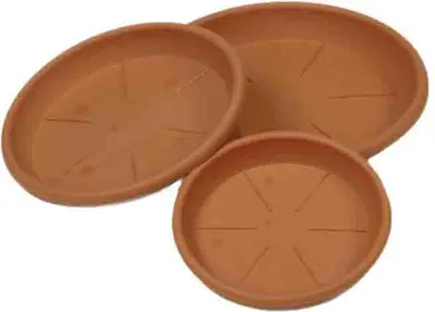 Image de Soucoupe Terracotta ø25cm Protection Et Drainage Pour Pots - Plastiken