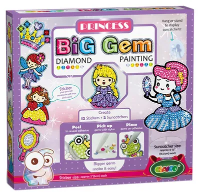 Immagine prodotto di Incollaggio con diamanti - principesse