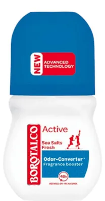 Productafbeelding van Borotalco Deodorant roll-on - 50 ml - met actieve zeewierextracten, frisse geur