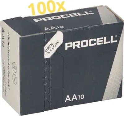 Immagine prodotto di 100x Procell (ex Duracell) MN1500 scatola da 100 AA LR06 Mignon