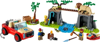Obrázok produktu pre LEGO City Záchranárske terénne auto do divočiny, Stavebnica, 4 rok / roky, Plast, 157 kusov, 588 g