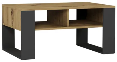 Obrázek produktu pro Stolek konferenční lavice stůl 90x58 cm FRAMIRE A-6 artisan mix antracit