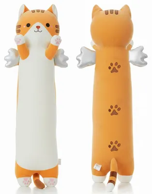 Image de Coussin en peluche XXL pour chats pour enfants et adultes, 110 cm