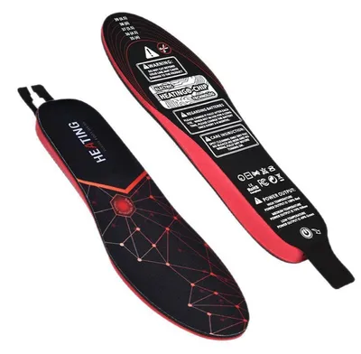 Image de Semelles chauffantes Zimilo avec télécommande, semelles chauffantes rechargeables de 3500 mAh pour le ski et la randonnée, coupables et chauffantes pour les pieds