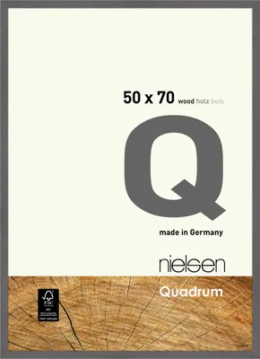 Zdjęcie produktu dla nielsen drewniana ramka na zdjęcia Quadrum, 50x70 cm, szara
