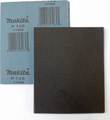 Produktbild von Makita Schleifpapier, 50 Stk., 230x280 mm, K 120, schwarz