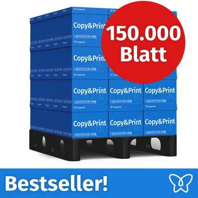 Produktbild von NEU! Easyprint Druckerpapier Kopierpapier 150000 Blatt 60 x 2500 A4 Premium Hochweiß CIE 160  PEFC