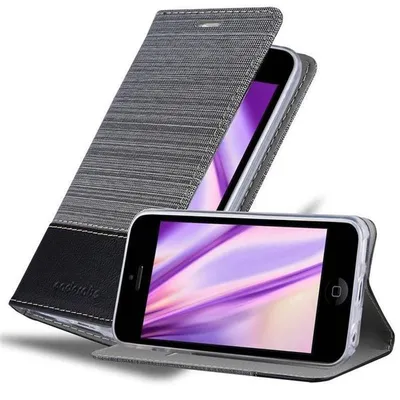 Produktbild von Cadorabo DE-108327, Apple, Apple iPhone 5C, Schwarz