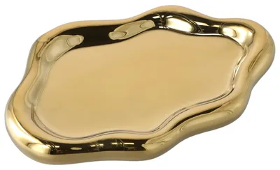 Immagine prodotto di Piattino minimalista in Vetroceramica, rotondo, diametro 15 cm, ideale per anelli