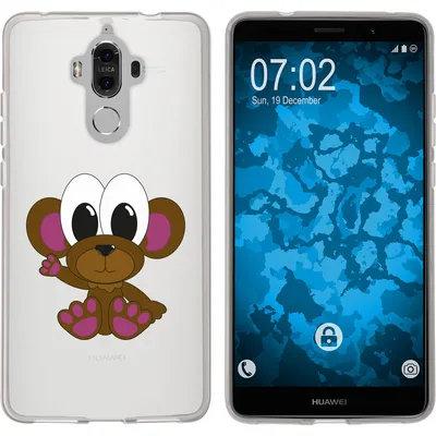 Produktbild von PhoneNatic Case kompatibel mit Huawei Mate 9 Silikon-Hülle Cutiemals M3