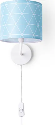 Produktbild von Wandleuchte Stofflampenschirm Tischlampe Nachttischlampe E14 Vintage Retro Rund