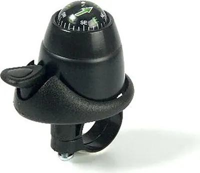 Zdjęcie produktu dla Dzwonek rowerowy Widek z kompasem 34 mm Mini Krt - czarny