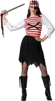 Produktbild von Atosa Bukanier Piratenkostüm Weiß M-L Weiß M-L