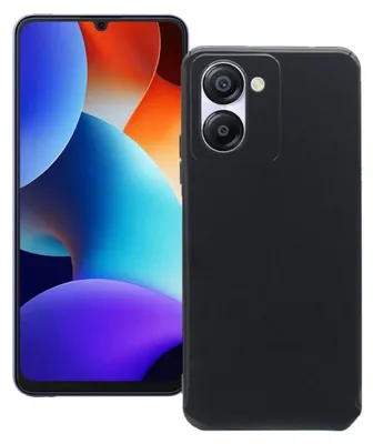 Image de Coque de téléphone portable fine en silicone pour Blackview Color 8 - Coque de protection noire en TPU
