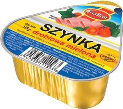 Zdjęcie produktu dla EVRAMEAT-szynka drobiowa mielona 110g