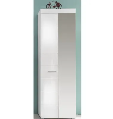 Produktbild von Famanu Kleiderschrank Hochglanz - 62 x 195 x 38 cm