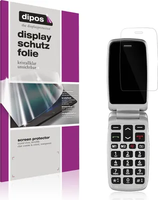 Produktbild von 4x Schutzfolie für Doro 2820 klar Displayschutzfolie Folie Display Schutz dipos