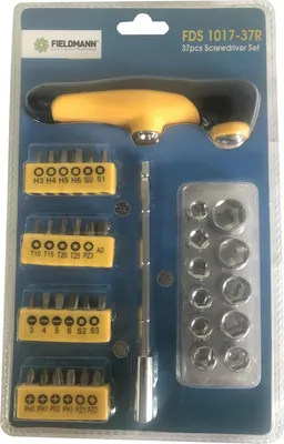 Image de Fieldmann Tools - FDS 1017-37R Tournevis en T avec embouts 50004033