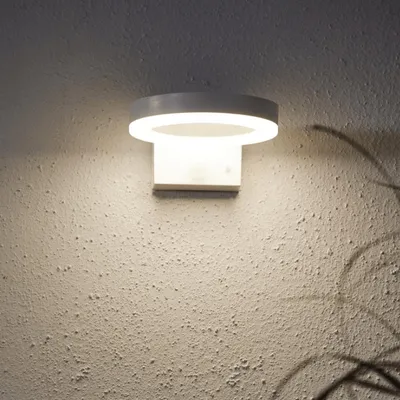 Produktbild von Star Trading Solar Wall Lantern Vidi, Oberfläche, Rund, 1 Glühbirne(n), IP44, Weiß