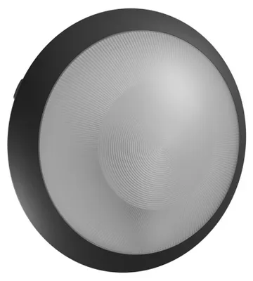 Obrázek produktu pro Nástěnné a stropní svítidlo Spectrum pro venkovní použití Nymphea Omni, černé, Ø 30 cm, IP65, max. 13 W, E27, pohybový senzor