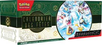 Productafbeelding van Pokémon JCC-evenementenkalender met promotiekaarten en boosterpakketten