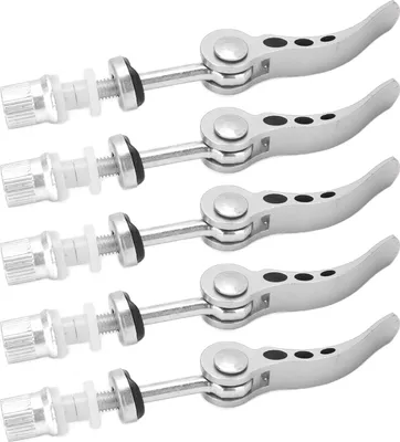 Image de 5 pcs Sitzpflegemittel Klemmen Schnellfreisetzung Aluminiumlegierung Langlebiger Fahrradrohrklamm