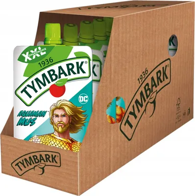 Zdjęcie produktu dla Tymbark Mus Xxl O Smaku Brzoskwinia Kiwi Feijoa 170 G X 10 Sztuk