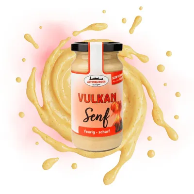 Produktbild von Vulkan Senf, 200 ml