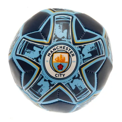Produktbild von Manchester City FC - Měkký mini fotbalový míč TA10338 (jedna velikost) (námořnická modrá)