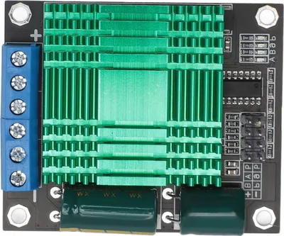 Produktbild von 9V–30V 60A DC-Motortreibermodul, zweikanalig, PWM-Hochleistungs-H-Brücken-DC-Motortreibermodul als Ersatz