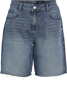 Produktbild von NOISY MAY Bermuda Jeansshorts mit ausgefranstem Saum Größe: S