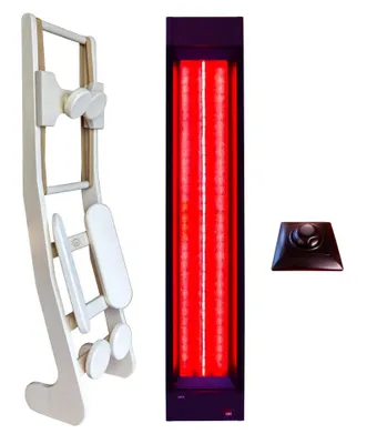 Produktbild von Infrarotstrahler InfraROTmed CLASSIC 500W + Lehne + Regler für die Sauna und Infrarotkabine, Rückenstrahler Vollspektrumstrahler zum Einbau