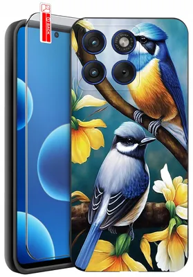 Zdjęcie produktu dla Etui Do Motorola Edge 70 | Wzory | Silikonowe Matt Case + Szkło 9H