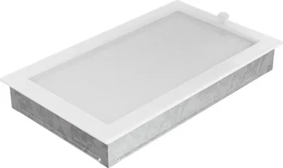 Produktbild von Lüftungsgitter 22x37 weiß Jalousie