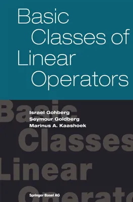 Produktbild von Basic Classes of Linear Operators