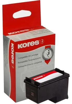 Image de Kores cartouche d'encre rechargée hp C8767EE, noire