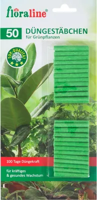 Produktbild von Floraline Düngerstäbchen für Grünpflanzen 50 Stück Dünger Grünpflanzendünger
