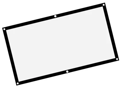 Image de Écran de projection pliable HD, idéal pour une utilisation en extérieur, de 60 pouces, parfait pour un cinéma maison, adapté également pour les bureaux et les événements