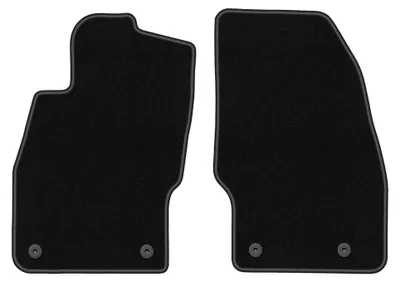 Immagine prodotto di Tappetini anteriori in moquette per Opel Corsa D 2006-2015 (hatchback) – 2 pezzi, neri, su misura – Wielganizator BASIC
