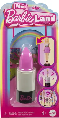 Image de Mattel Barbie Mini BarbieLand - Poupées rouges à lèvres assorties