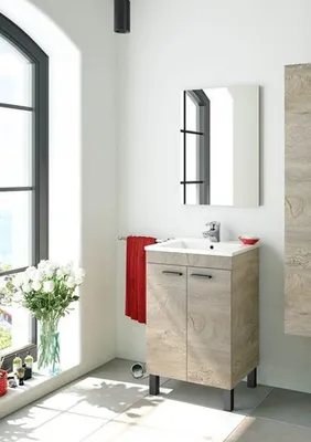 Produktbild von Badezimmer-Set >KONCEPT< in Alaska-Eiche - 50x80x40 (BxHxT)