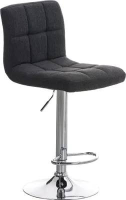Productafbeelding van Barkruk Peru - bekleding - Donkergrijs
